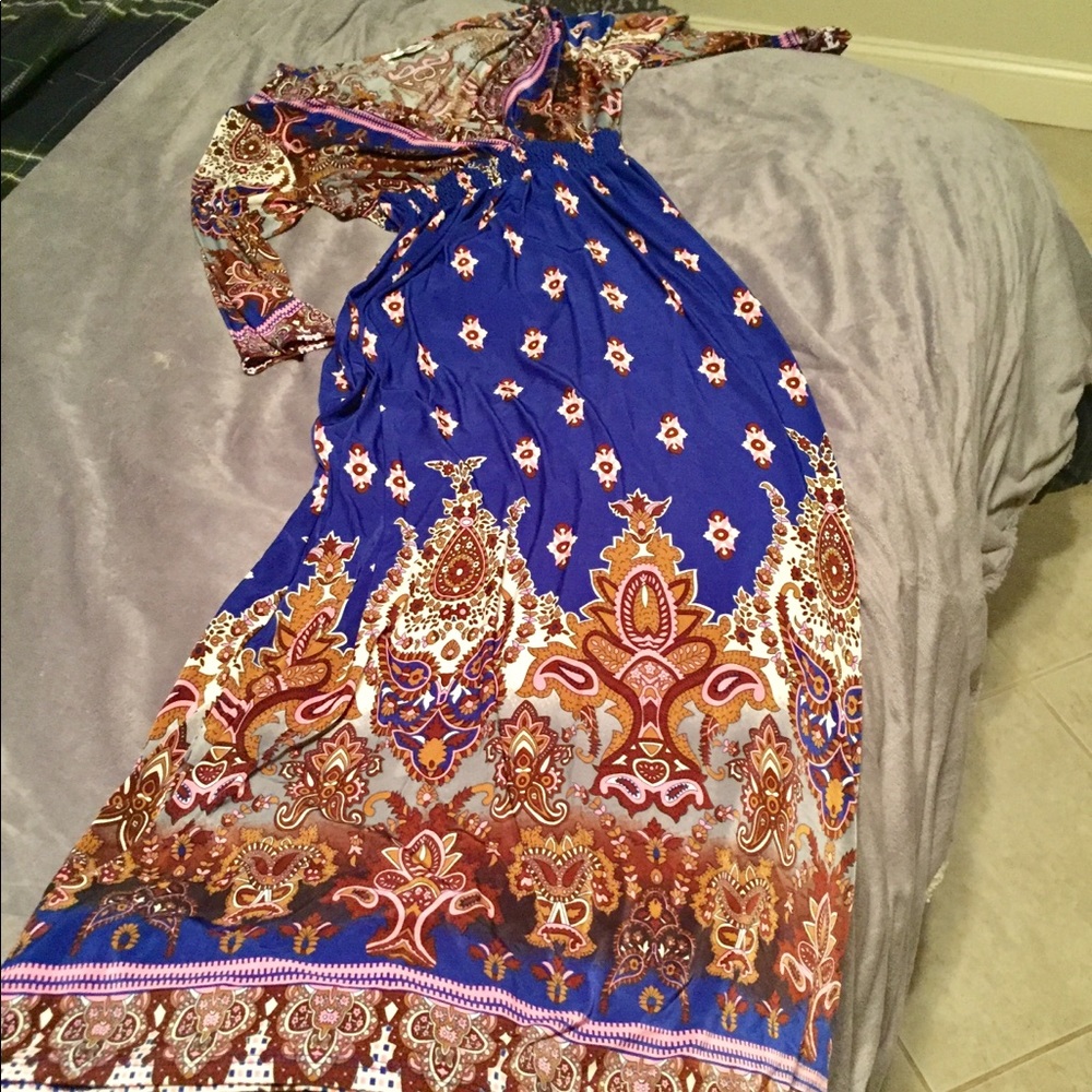 Floor length boho Dress